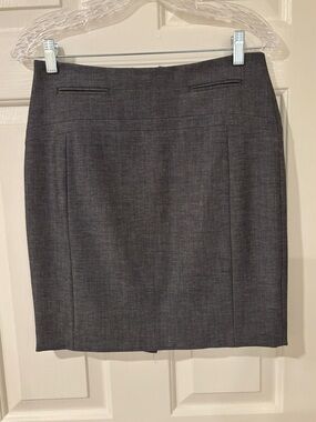 Express Classic Dark Gray Pencil Skirt